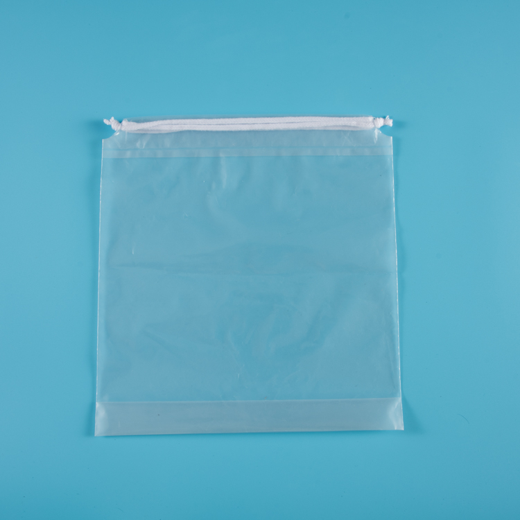 穿绳磨砂收纳袋厂